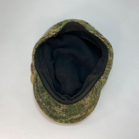 Scala Pronto Camouflage Knit Cap Hat Short Brim Fleece Lined Hip Hop Streetwear - Picture 8 of 9